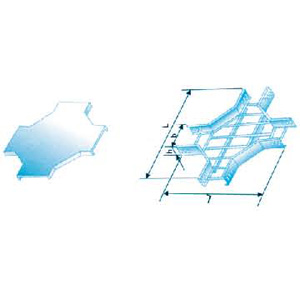 梯（tī）級式水平四通蓋--體 XQJ-T1-04