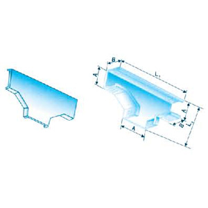 槽式水平三通蓋--體 XQJ-C-03A