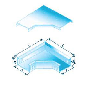 槽式水平彎通蓋（gài）--體 XQJ-C-024A