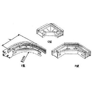 LJ（LMJ）-02AT-P-C型水平彎通橋架 