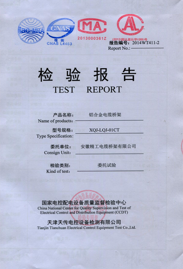 檢驗報告（gào）