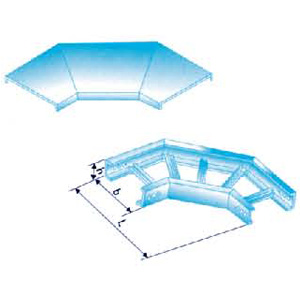 梯級式水平彎通橋架蓋--XQJ-TJ-02